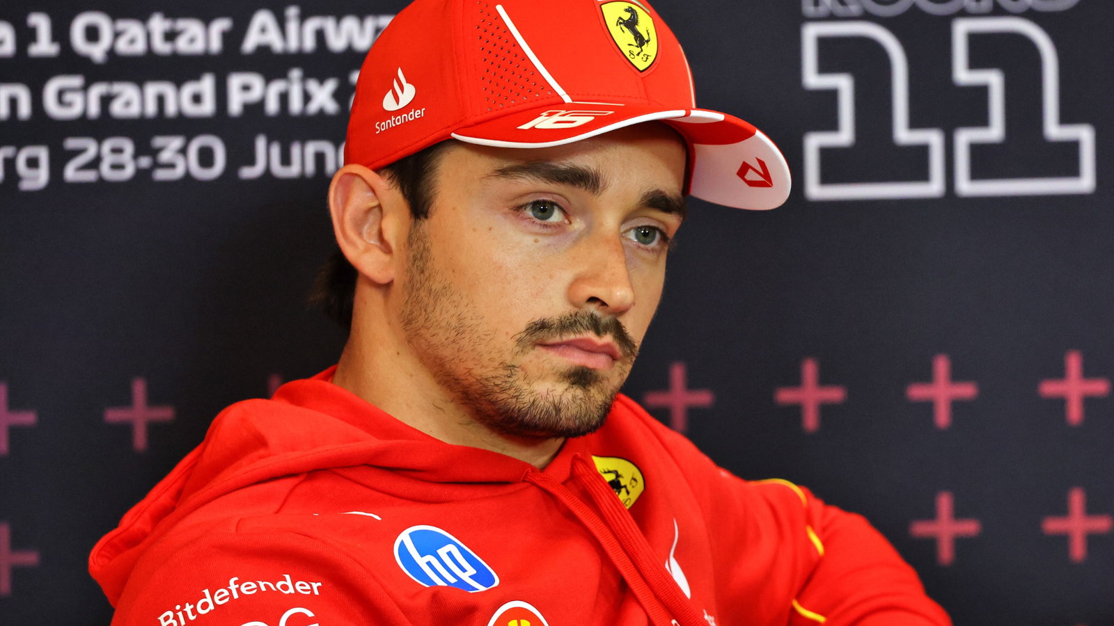 Charles Leclerc (MON) Ferrari in the FIA Press Conference. Formula 1 World Championship, Rd 11, Austrian Grand Prix,