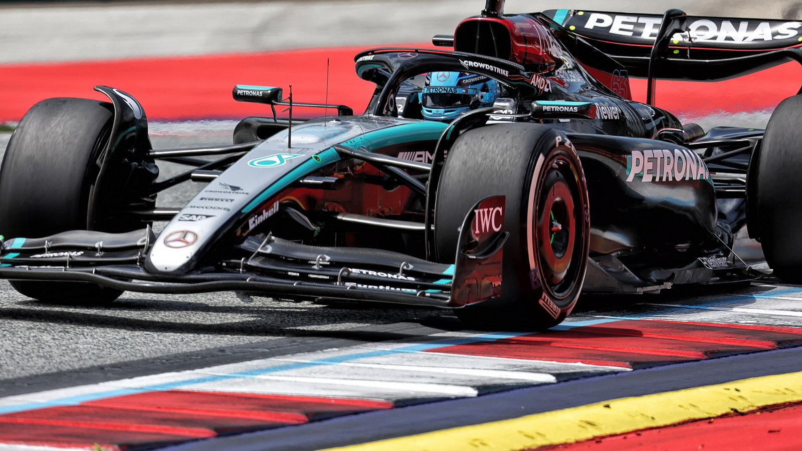 George Russell (GBR) Mercedes AMG F1 W15. Formula 1 World Championship, Rd 11, Austrian Grand Prix, Spielberg, Austria,