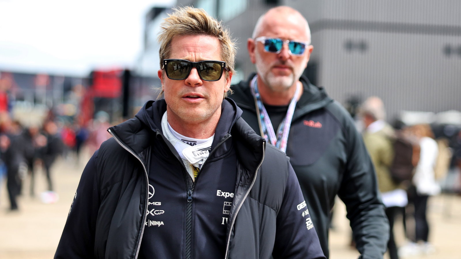 Brad Pitt (USA) Actor. Formula 1 World Championship, Rd 12, British Grand Prix, Silverstone, England, Preparation Day.-