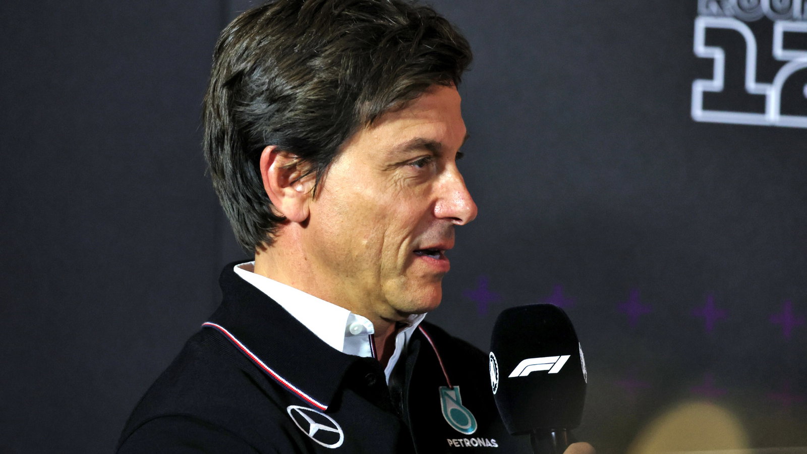 Toto Wolff (GER) Mercedes AMG F1 Shareholder and Executive Director in the FIA Press Conference. Formula 1 World