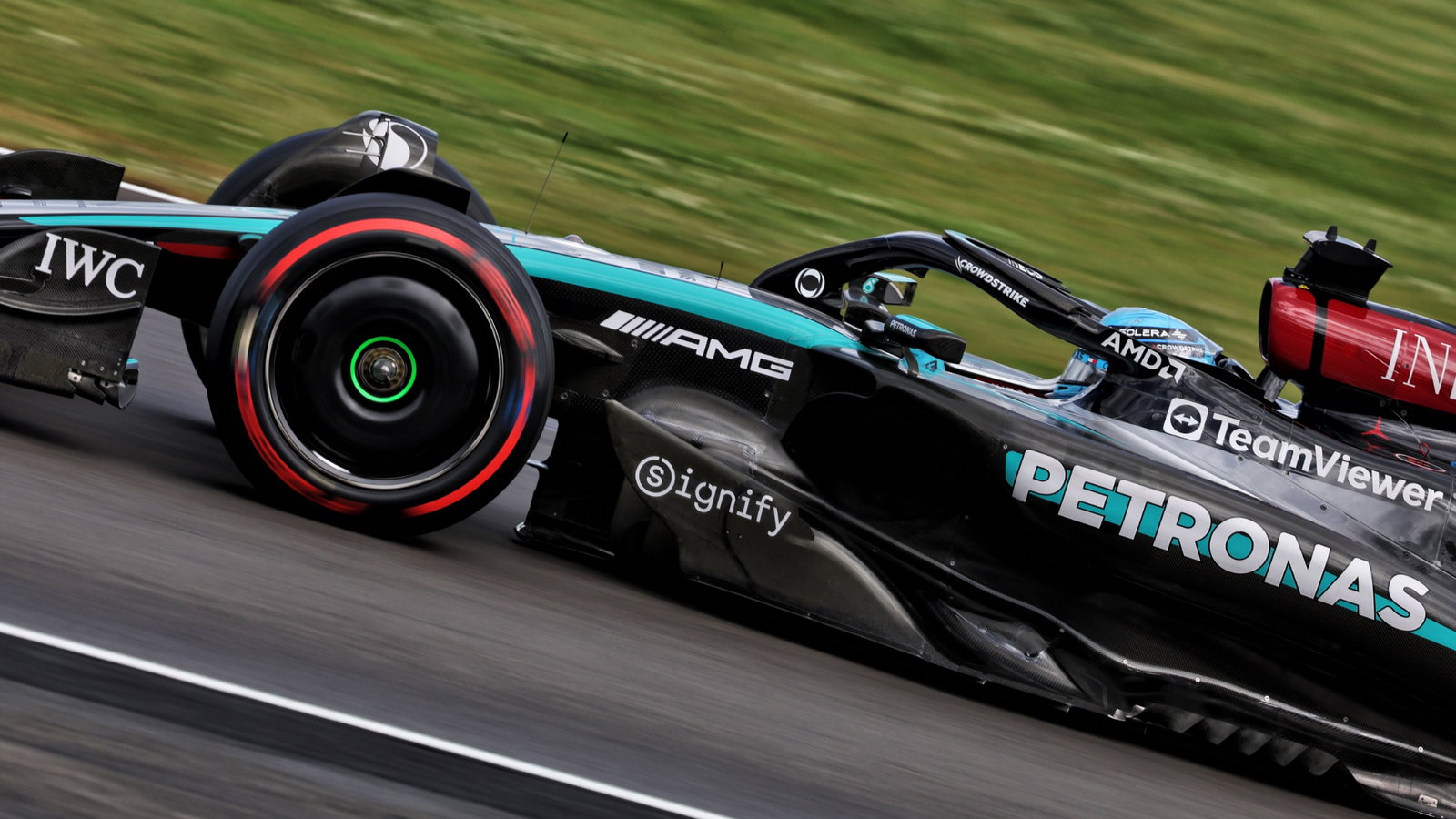 George Russell (GBR) Mercedes AMG F1 W15. Formula 1 World Championship, Rd 12, British Grand Prix, Silverstone, England,