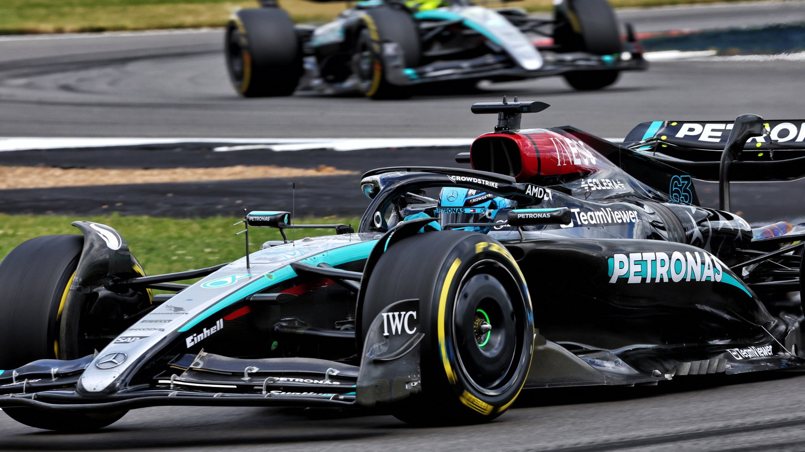George Russell (GBR) Mercedes AMG F1 W15. Formula 1 World Championship, Rd 12, British Grand Prix, Silverstone, England,