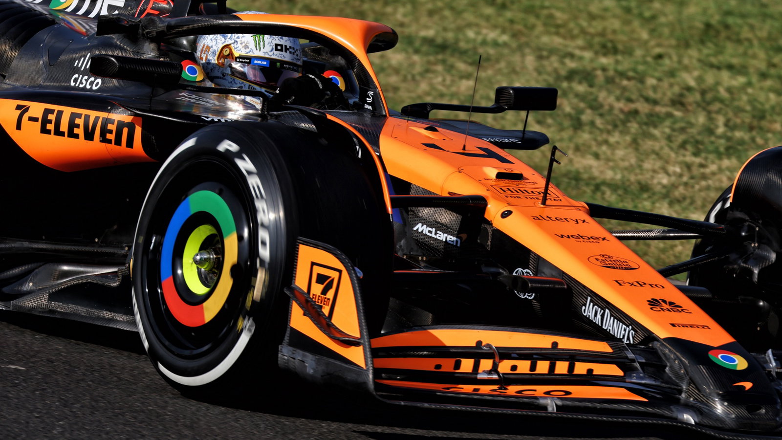 Lando Norris (GBR) McLaren MCL38. Formula 1 World Championship, Rd 13, Hungarian Grand Prix, Budapest, Hungary, Practice