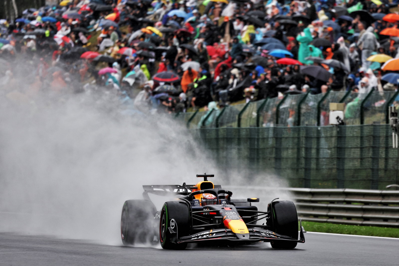 Max Verstappen (NLD) Red Bull Racing RB20. Formula 1 World Championship, Rd 14, Belgian Grand Prix, Spa Francorchamps,