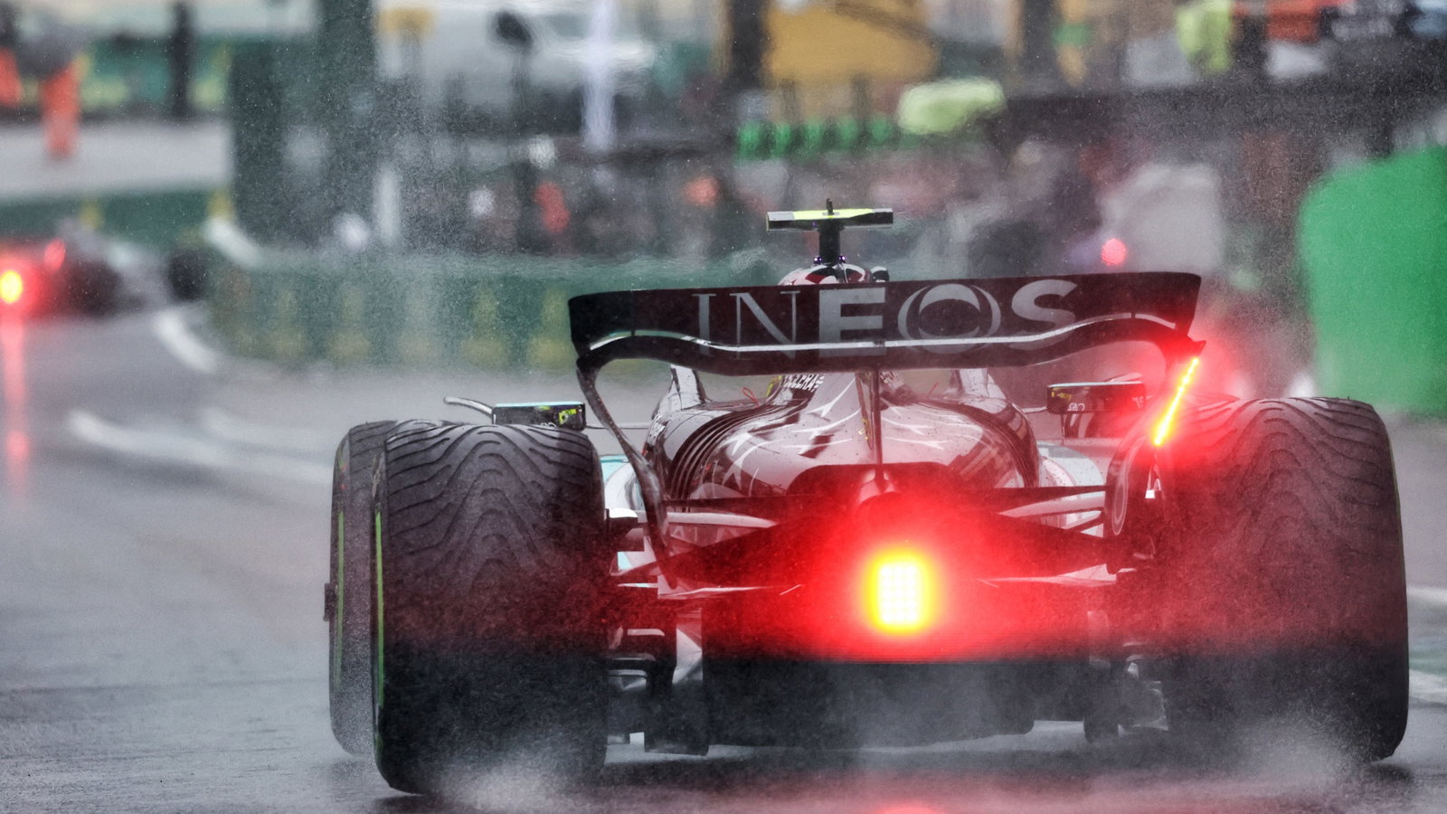 Lewis Hamilton (GBR) Mercedes AMG F1 W15 leaves the pits. Formula 1 World Championship, Rd 14, Belgian Grand Prix, Spa