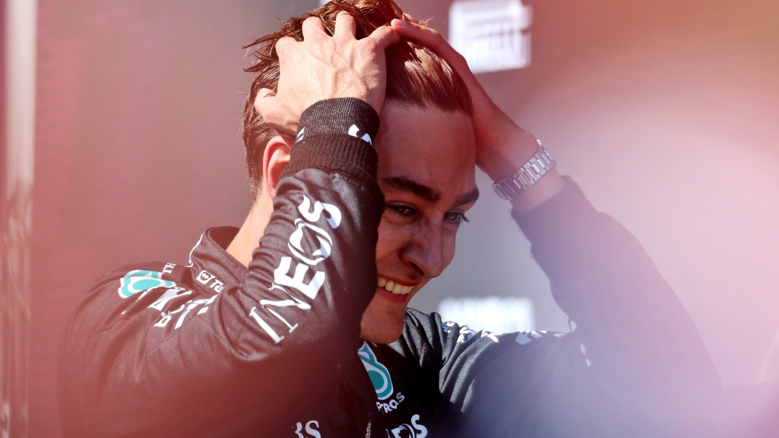 Race winner George Russell (GBR) Mercedes AMG F1 in parc ferme. Formula 1 World Championship, Rd 14, Belgian Grand Prix,