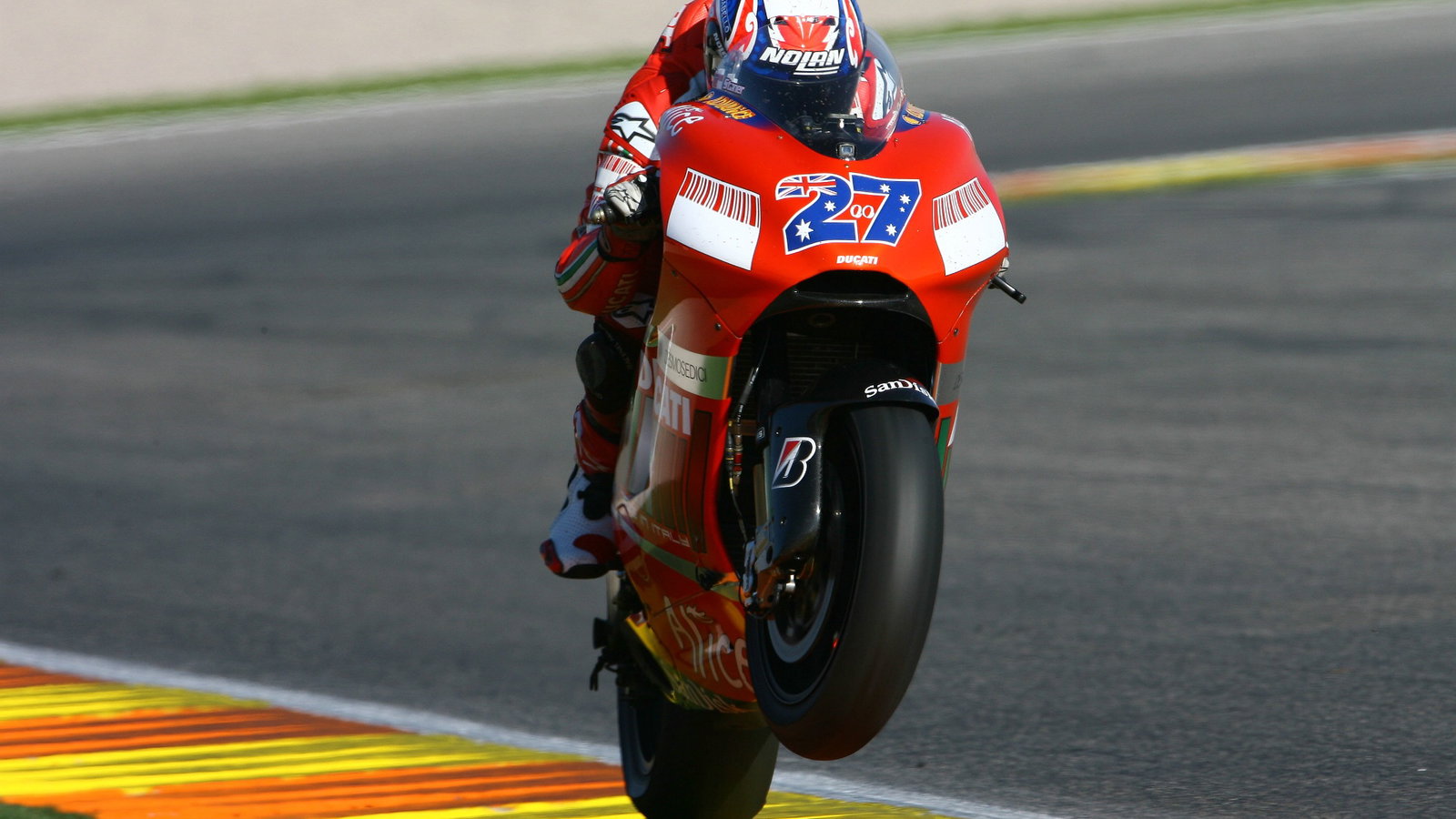 Stoner, Valencia MotoGP Race