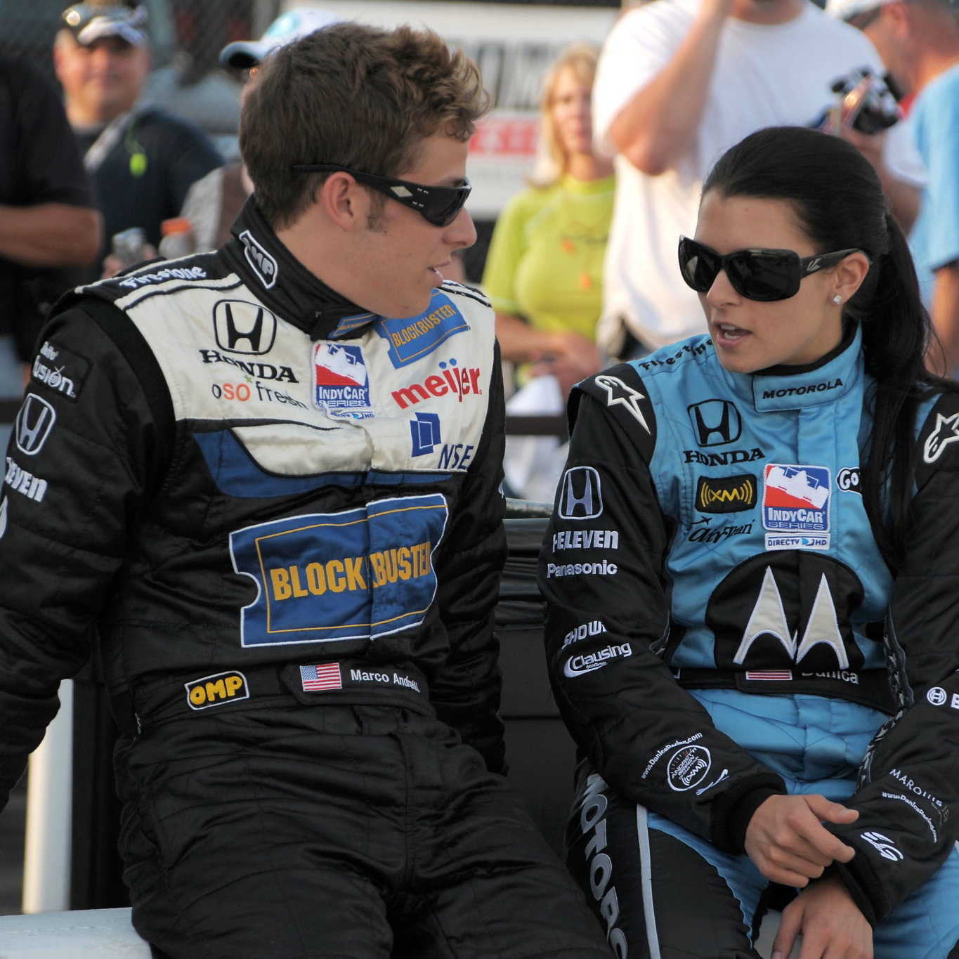 Indy Racing League. 28-29 June 2008. Richmond International Speedway. Richmond, Virginia. Marco Andretti and Danica