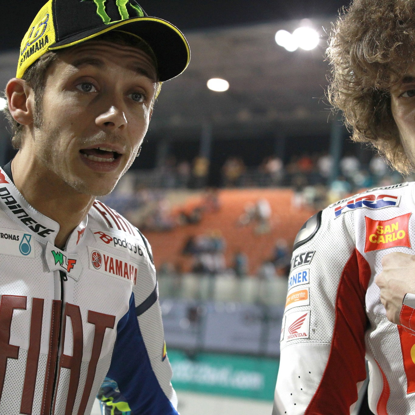 Rossi, Simoncelli, QatarMotoGP