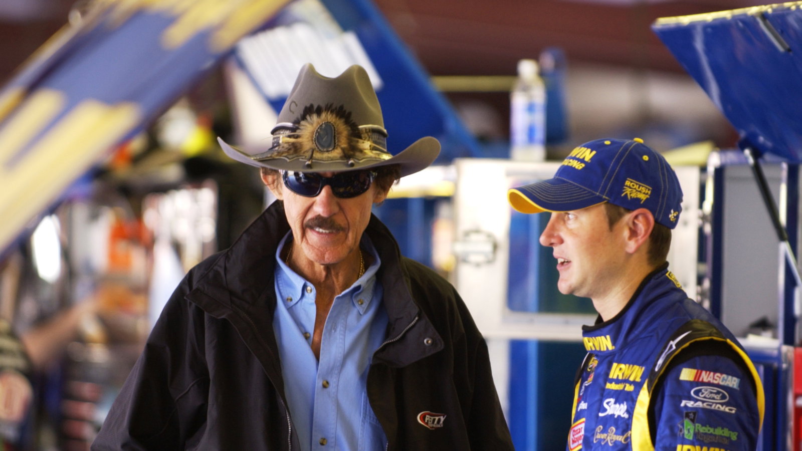 Richard Petty and Kurt Busch, Aaron`s 499, Talladega, Alabama, Nascar, Nextel Cup,