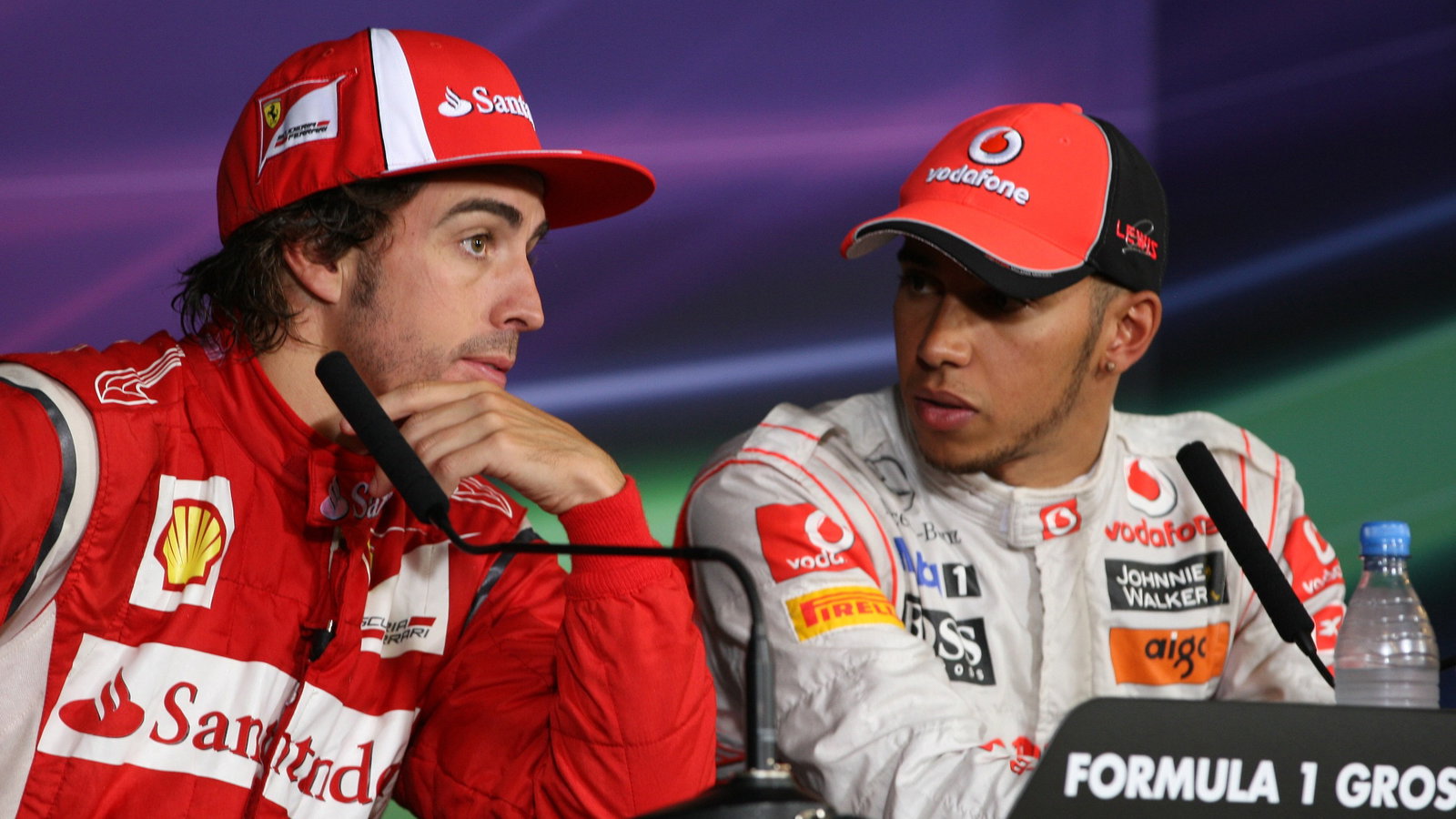 rrari, F-150 Italia and Lewis Hamilton (GBR), McLaren Mercedes,