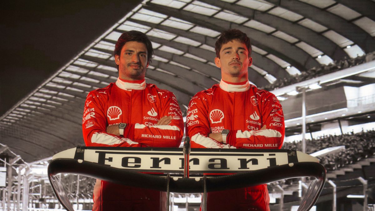 Ferrari reveal special red and white livery for Las Vegas Grand Prix