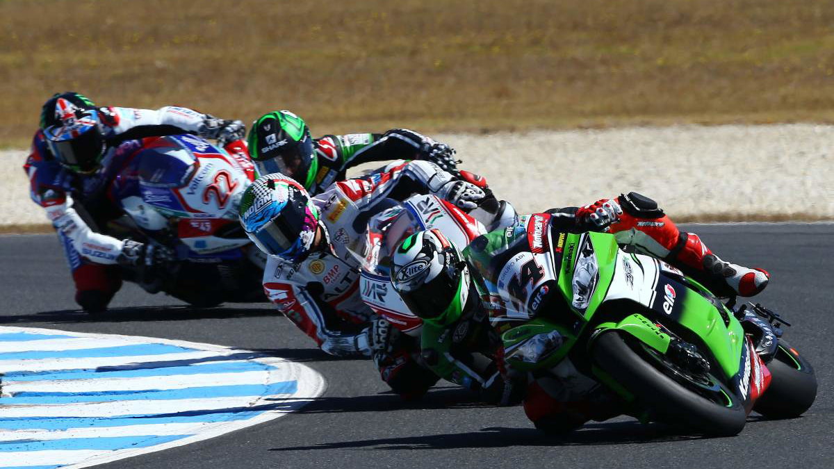 Salom, Race 2, Australian WSBK 2014