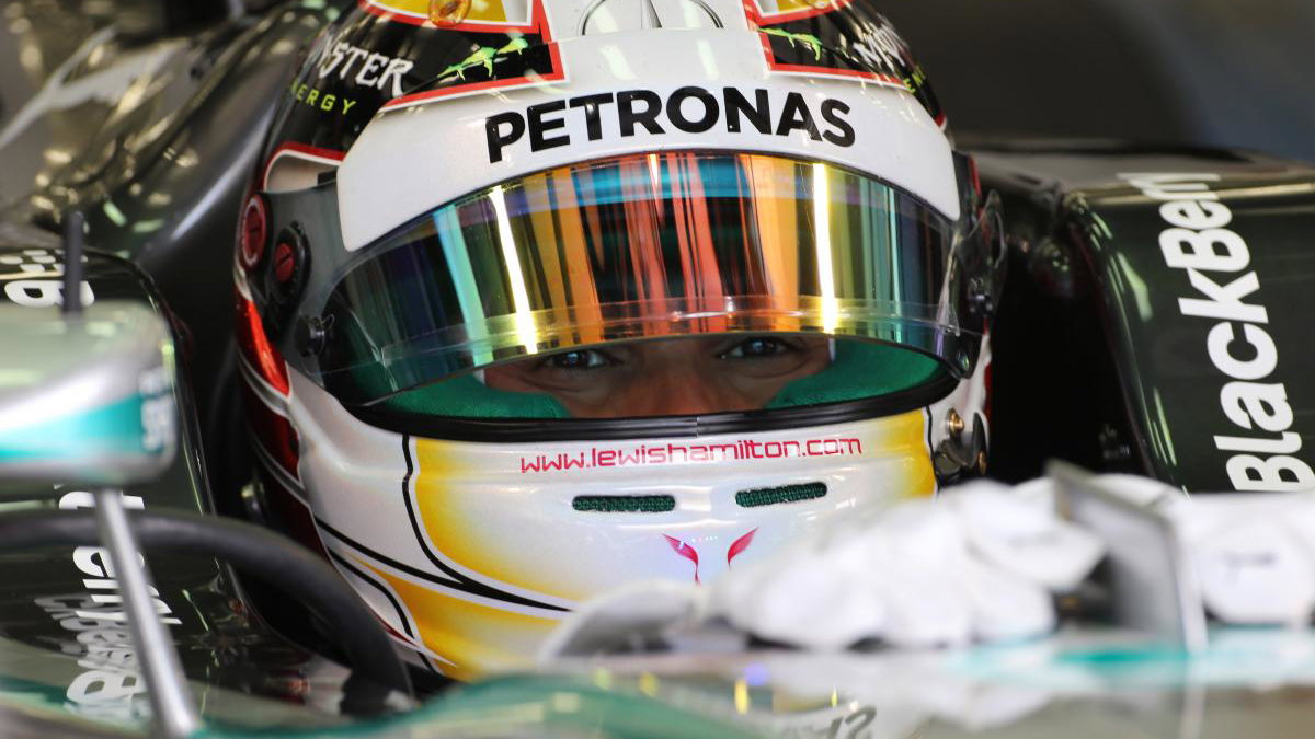04.04.2014- free Practice 1, Lewis Hamilton (GBR) Mercedes AMG F1 W05