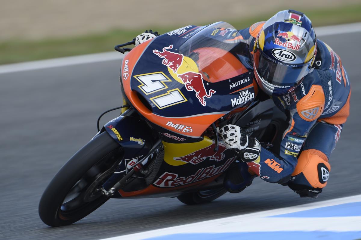 Moto3 Spain: Incredible Binder last to first for debut win!