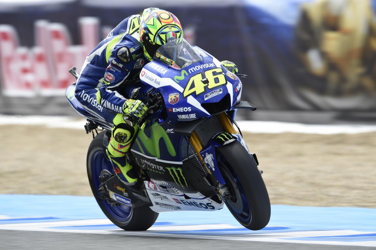 MotoGP Spain: Valentino Rossi storms to pole at Jerez