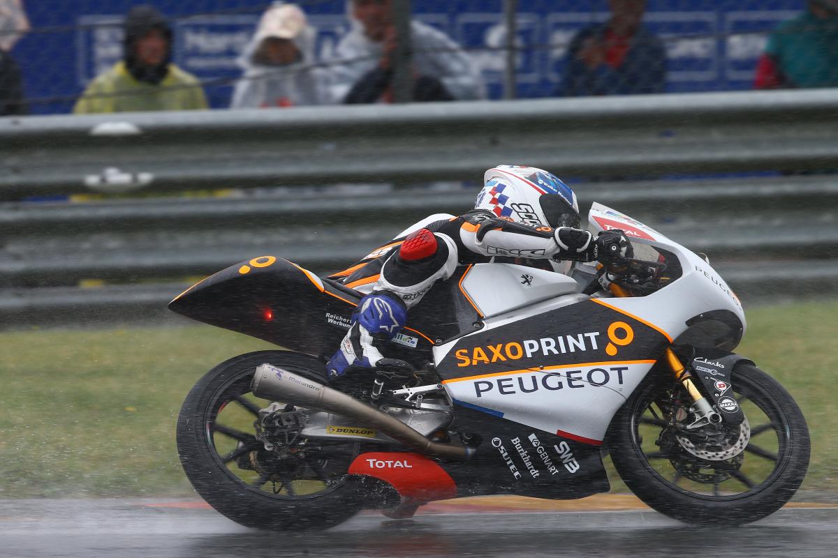 Moto3 Czech Republic: John McPhee storms to first win at wet Brno
