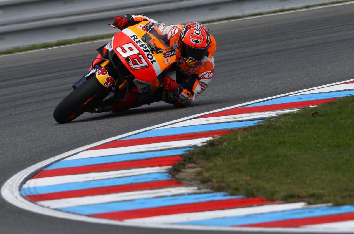 MotoGP Czech Republic: Redding tops wet warm-up