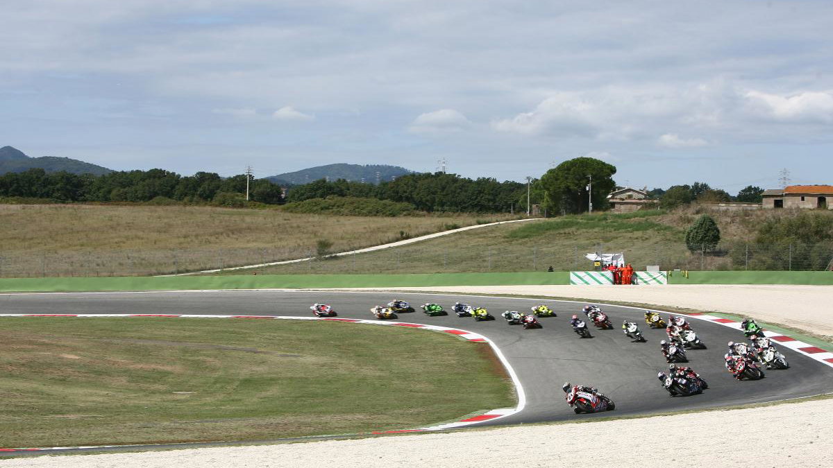 Bayliss, Race Start, Vallelunga WSBK Race 1 2008