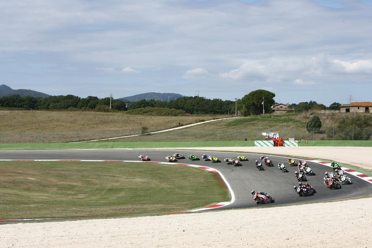 Bayliss, Race Start, Vallelunga WSBK Race 1 2008