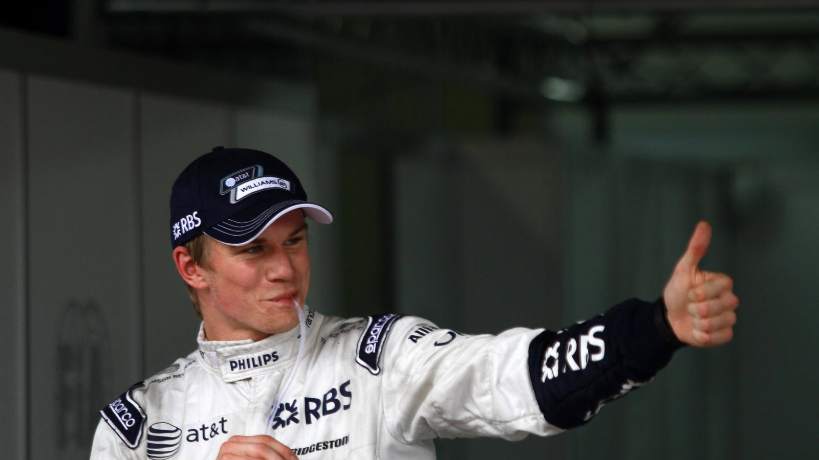 Qualifying, Nico Hulkenberg (GER), Williams, FW32 pole position