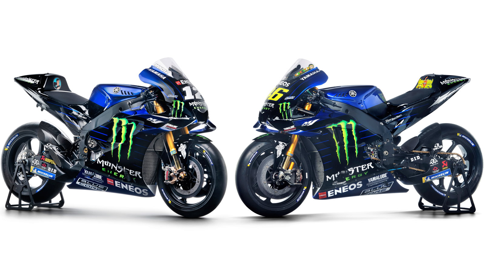FIRST LOOK: Rossi, Vinales unveil Monster Yamaha MotoGP colours